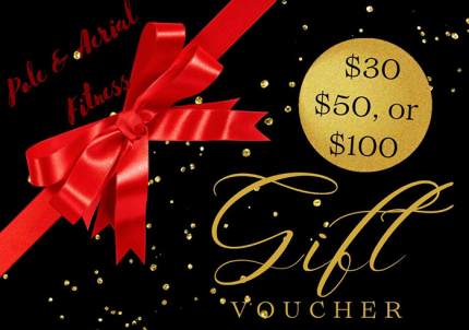 Purchase Pole & Aerial Fitness of SWFL gift vouchers for $30, $50 or $100
