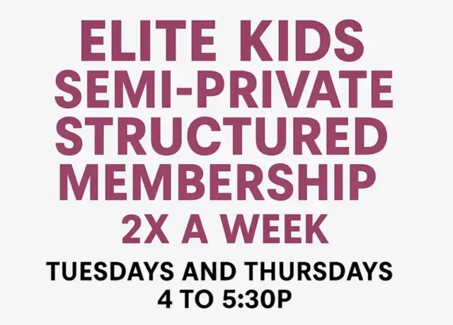 Elite Kids Semi Private Membership 1